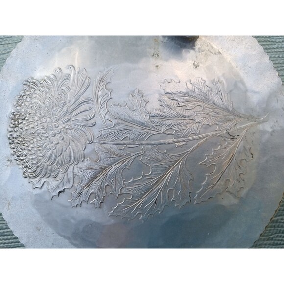 Silent Butler Hand Wrought Silverlook 505 Silver Plated Continental Trademark - Picture 10 of 10